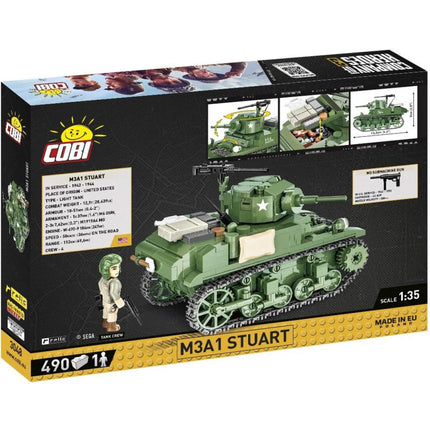 Cobi 3048 Company of Heroes M3 Stuart 490 Teile