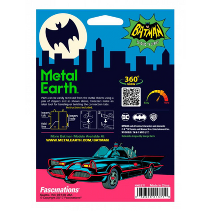 Metal Earth 3D-Puzzle Clasic Batmobile 24 Teile - Batman