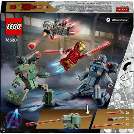 LEGO® Marvel 76320 Iron Man und War Machine vs. Hammerschlag-Drohnen