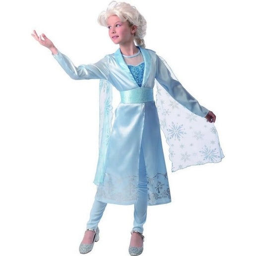 Kinderkarnevalskostüm Prinzessin in Blau 110 - 120 cm