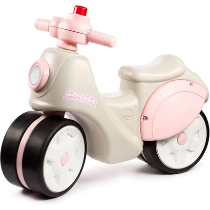 FALK Laufrad Scooter Strada weiß-rosa