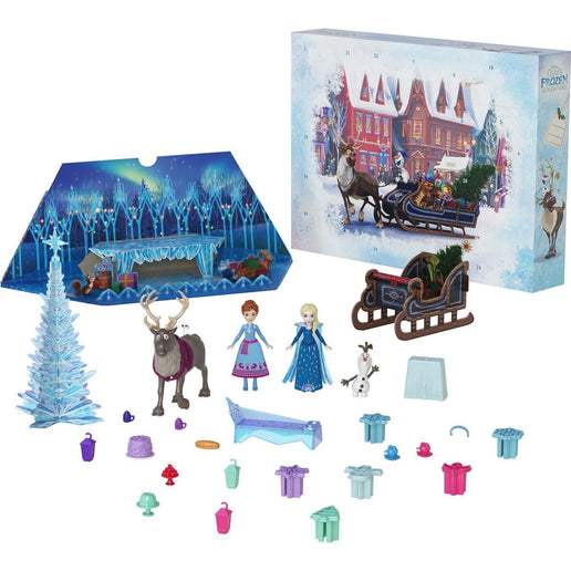 Adventskalender mit kleinen Puppen 24 Fenster - Die Eiskönigin