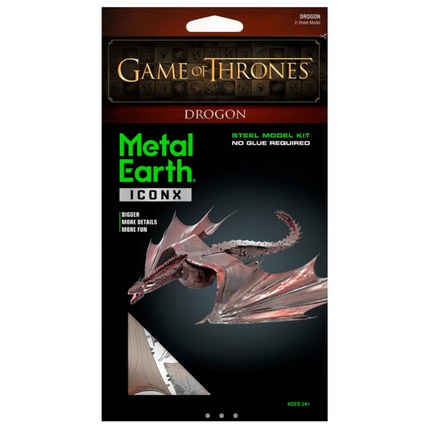 Metal Earth 3D-Puzzle Game of Thrones: Drogon (ICONX) 56 Stk.