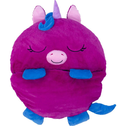 Schlafsack Einschlafkissen violettes Einhorn Fiona