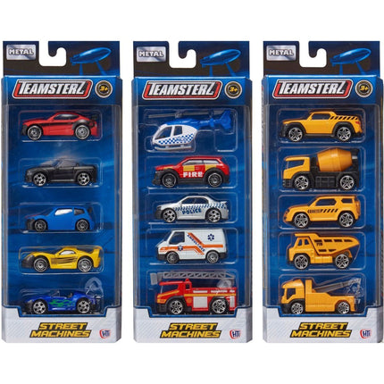 Teamsterz Autos 5er-Pack