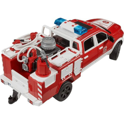 Bruder 2544 Feuerwehrfahrzeug RAM 2500 mit Licht- und Soundwarnleuchte 1:16