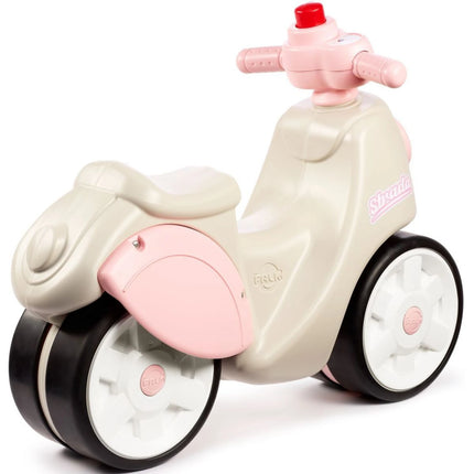 FALK Laufrad Scooter Strada weiß-rosa