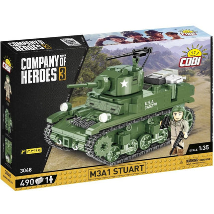 Cobi 3048 Company of Heroes M3 Stuart 490 Teile