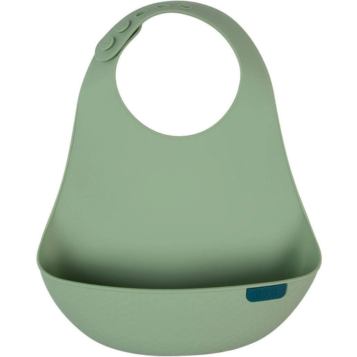 Silikon-Lätzchen mit Tasche Pistachio