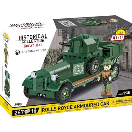 Cobi 2988 Erster Weltkrieg Rolls Royce gepanzertes Fahrzeug 267 Teile