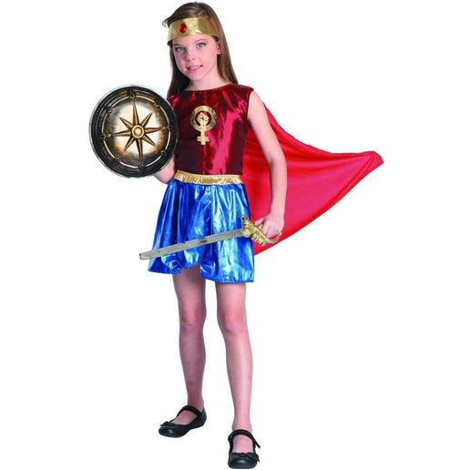 Kinderkarnevalskostüm Heldin 120 - 130 cm