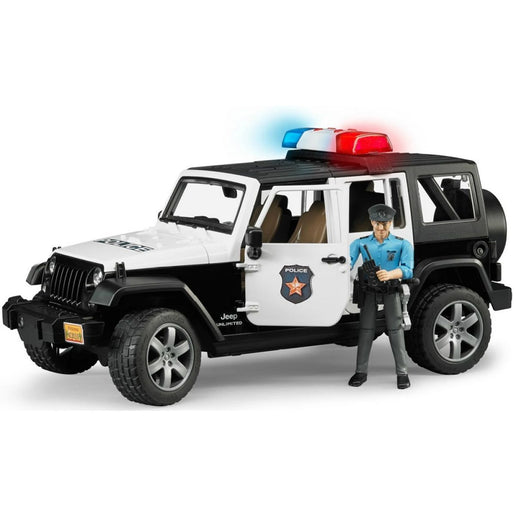 Bruder 02526 Polizei-Jeep Wrangler Rubicon mit Figur