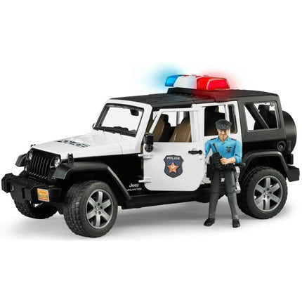 Bruder 02526 Polizei-Jeep Wrangler Rubicon mit Figur