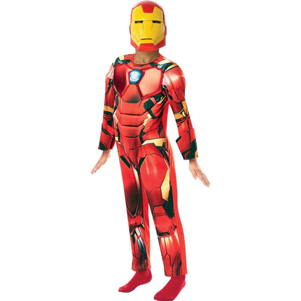Kinderkostüm Iron Man Deluxe 122–128 cm - Avengers