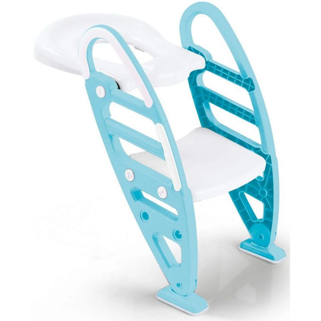 Toilettentritt mit Sitz blau