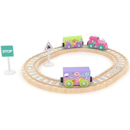 J'ADORE Spielset mit Schienen Zug für Mädchen 15 Stk.
