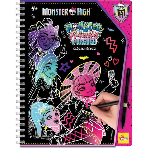 Kratzbilder-Malbuch Freundinnen für immer - Monster High