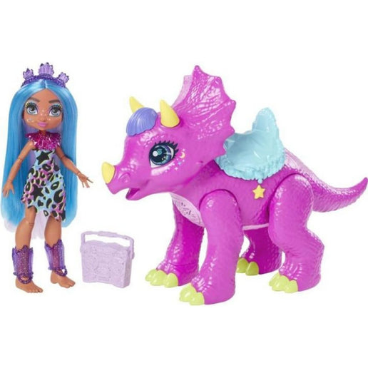 Cave Club™ Party-Puppe Teila mit Dino-Tierchen