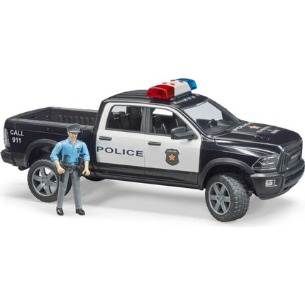 Bruder 2505 RAM 2500 Polizei mit Figur 1:16