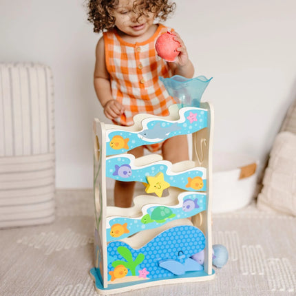 Melissa & Doug Rollables Holzrutsche