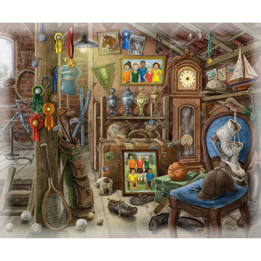 Ravensburger Puzzle: EXIT Dachboden 99 Teile