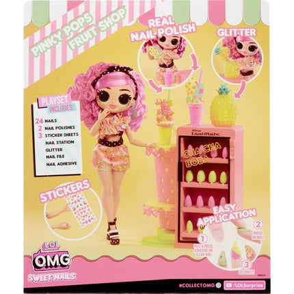LOL Surprise OMG Nagelstudio mit Puppe Pinky Pops Fruit Shop