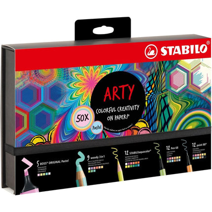 STABILO ARTY Kreativset Pastell 50 Stk.