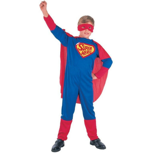 Kinder-Karnevalskostüm Superheld 110 - 120 cm