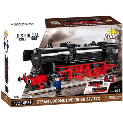 Cobi 6283 Zweiter Weltkrieg Dampflokomotive DRB Klasse 52 TY-2 1723 Teile