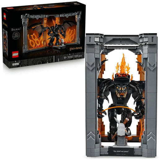 LEGO® Icons 10367 Buchstütze: Der Herr der Ringe – Balrog™