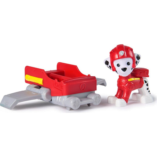 Figur mit Luftkissenfahrzeug Marshall - PAW Patrol – Helfer auf vier Pfoten