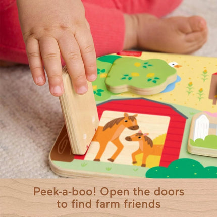 Fisher-Price Holz-Versteckspiel Tierchen