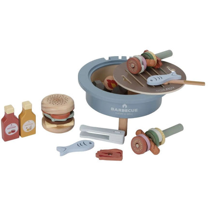 Holz-Barbecue-Set