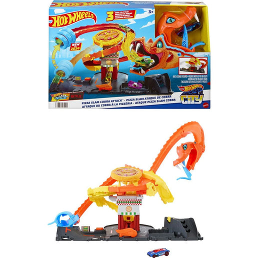 Hot Wheels City Hungrige Kobra greift die Pizzeria an