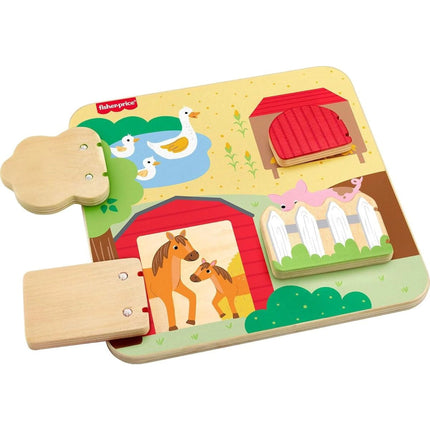 Fisher-Price Holz-Versteckspiel Tierchen