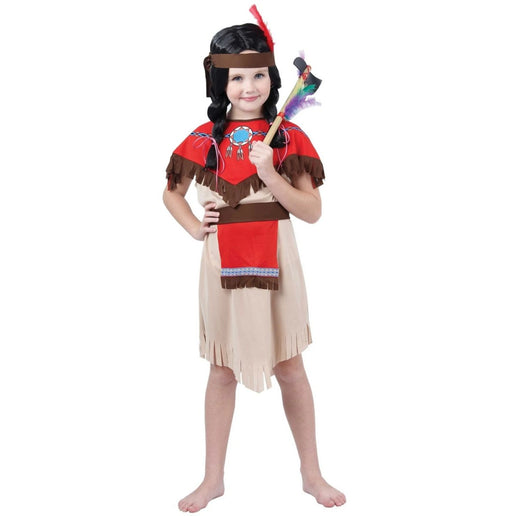 Kinderkarnevalskostüm Indianerin 120 - 130cm