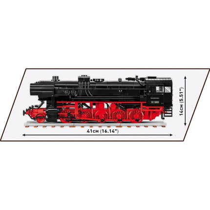 Cobi 6283 Zweiter Weltkrieg Dampflokomotive DRB Klasse 52 TY-2 1723 Teile
