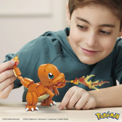 MEGA Baue und stelle deinen Pokémon Charmander aus