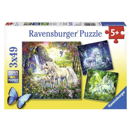 Ravensburger Puzzle: Schöne Einhörner 3 x 49 Teile