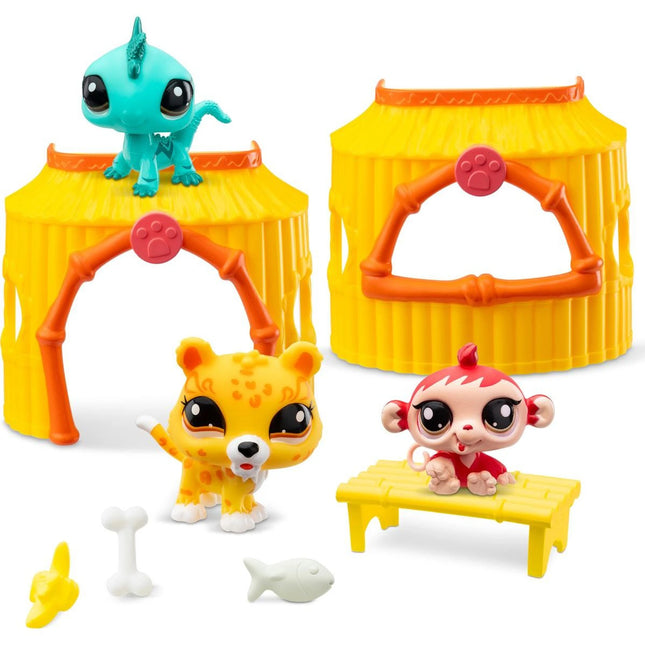Littlest Pet Shop Packung mit 3 Figuren Dschungel