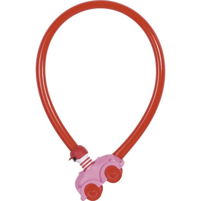 First Bike Schloss mit Schlüssel Auto rosa