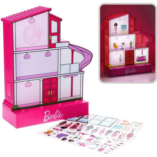 Leuchtendes Haus mit Aufklebern - Barbie