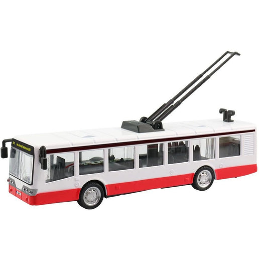 Metall-Oberleitungsbus mit Rückzugantrieb