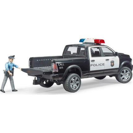 Bruder 2505 RAM 2500 Polizei mit Figur 1:16