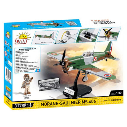 Cobi 5724 Zweiter Weltkrieg Morane Saulnier MS.406 317 Teile
