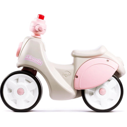 FALK Laufrad Scooter Strada weiß-rosa