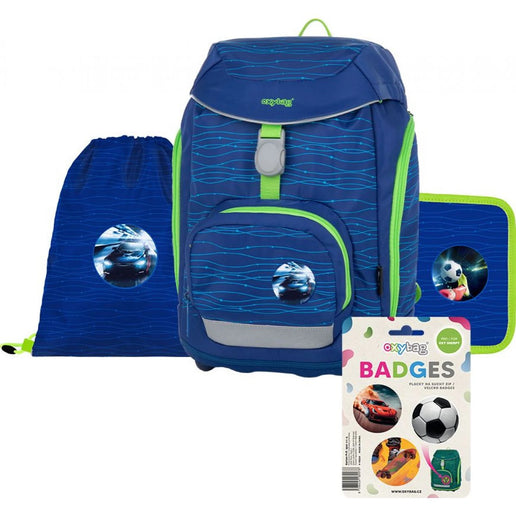 Oxybag Schulset 4-teilig Oxy Sherpy Blue