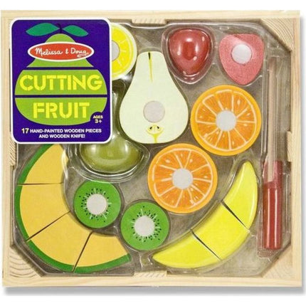 Melissa & Doug Küchen-Set aus Holz Obst schneiden