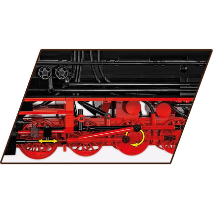 Cobi 6283 Zweiter Weltkrieg Dampflokomotive DRB Klasse 52 TY-2 1723 Teile