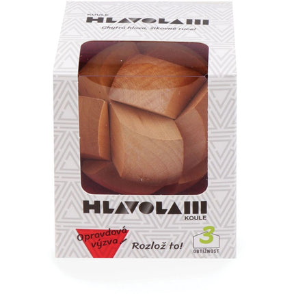 Holzknobelspiel Kugel